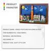 Non-Toxic 580Pcs Venice City Postcard Building Blocks Hanging Mural Toys Children'S Assembly Building Blocks Adult Gifts Bricks Toys 4928