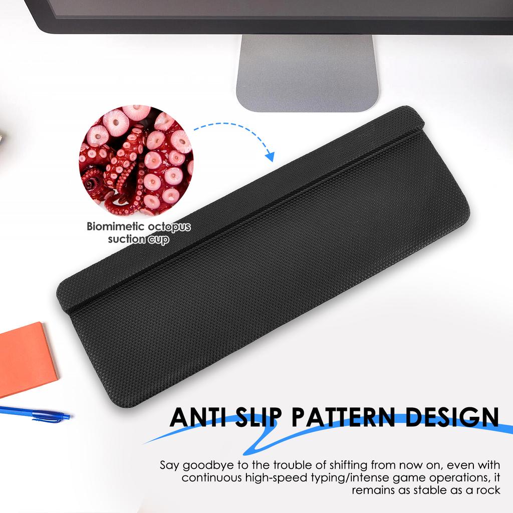 2Pcs Keyboard Mouse Wrist Rest Ergonomic Office Typing Protect Relax Wrist Memory Foam Mouse Pad Computer Notebook Mouse Pad