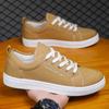 Fashion Canvas Men's Sneakers Black Lace Up Sping Shoes Classic Casual Vulcanized Shoes Size 47-48 Mens Spring Sport Shoes