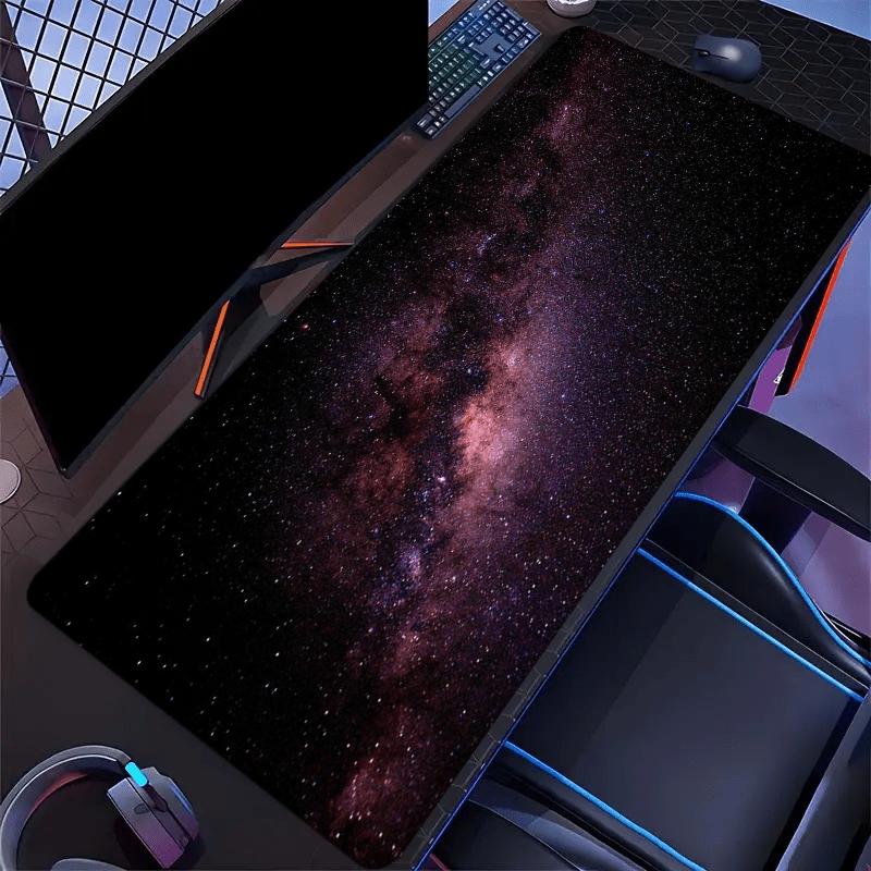 Galaxy Nebula Voyage Mouse Pad Large Rubber Base Antislip PC Desk Accessories Mousepad for OfficeGamer Keyboard Mats Decor Mat