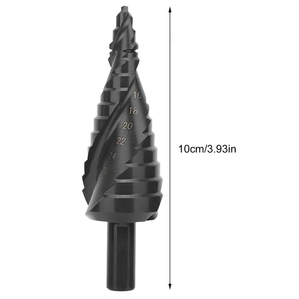 6-30mm Size Cone Step Drill Bit High Speed Steel Nitriding Step Drill Bit Cut Holes