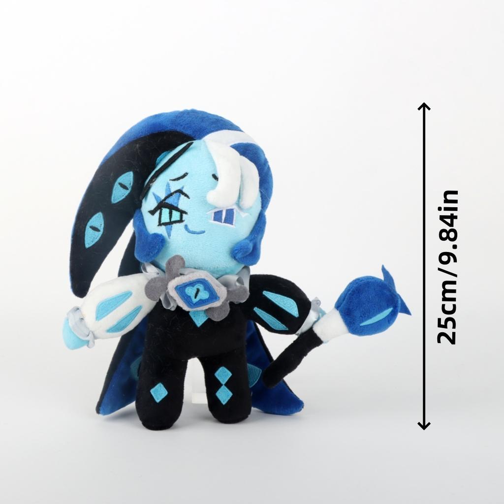 25cm New Shadow Milk Cookie Plush Toy Game Peripheral Doll Cute Cartoon Game Cookie Run Kingdom Kid Birthday Xmas Gifts Home Dec