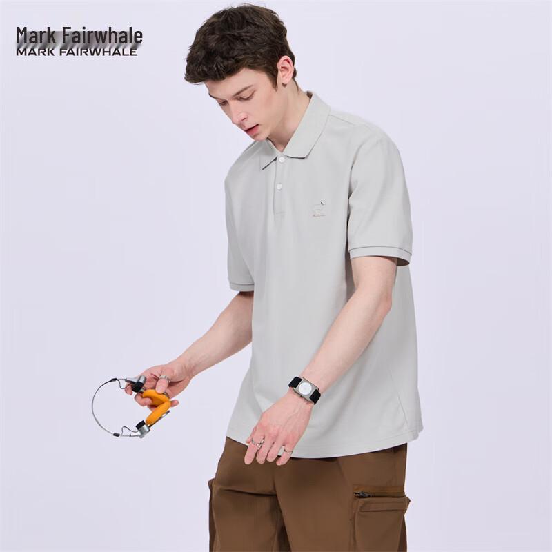 Mark Fairwhale Men s Embossed Embroidery Polo Shirt M