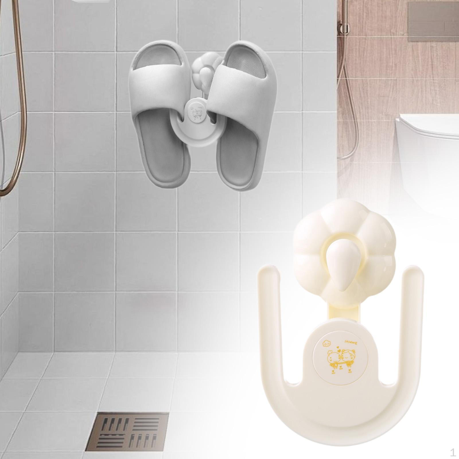 

Подвесная стойка для тапочек, аксессуары для хранения в ванной комнате, вешалка для обуви на дверь для домашнего использования бежевый