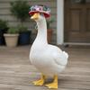 Bat Wings Halloween Goose Outfits Fake Cobweb Lawn Goose Clothes  Yard Ornaments
