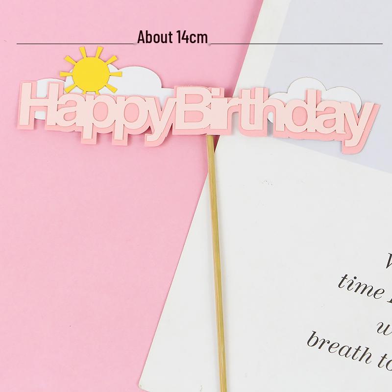 Rainbow Birthday Cake Toppers - Colorful Party Decorations & Dessert Table Accessories