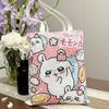Chiikawa Canvas Bag Kawaii Anime Cute Hachiware Usagi Student Outdoor Cartoon Cosmetics Handbag Book Storage Bag Toy Girls Gifts