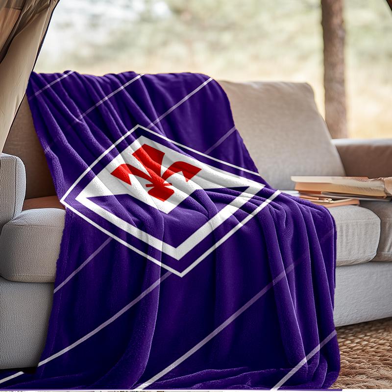 Fiorentina Football Club  Blanket Lightweight Ideal Bedding Blanket Perfect for Travel, Camping, Living Rooms, Offices, Sofas, Fan Christmas gift