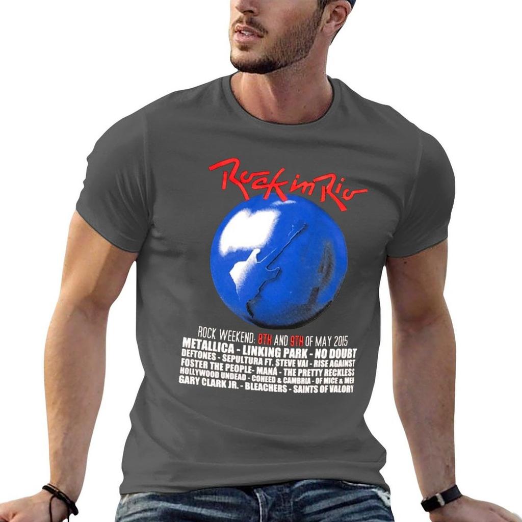 Rock In Rio Retro TShirt Urban Style Print TShirt