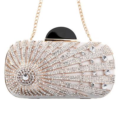 Fashion Trend Temperament Diamond-encrusted Dinner Bag Personalized Party Aura Chain Shoulder Messenger Bag Women's Bag