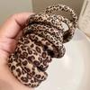 Pack of 5pcs High Elasticity Leopard Print Hair Ties Gentle Nonslip Fabric Hair Bands For Women Girls Daily Styling