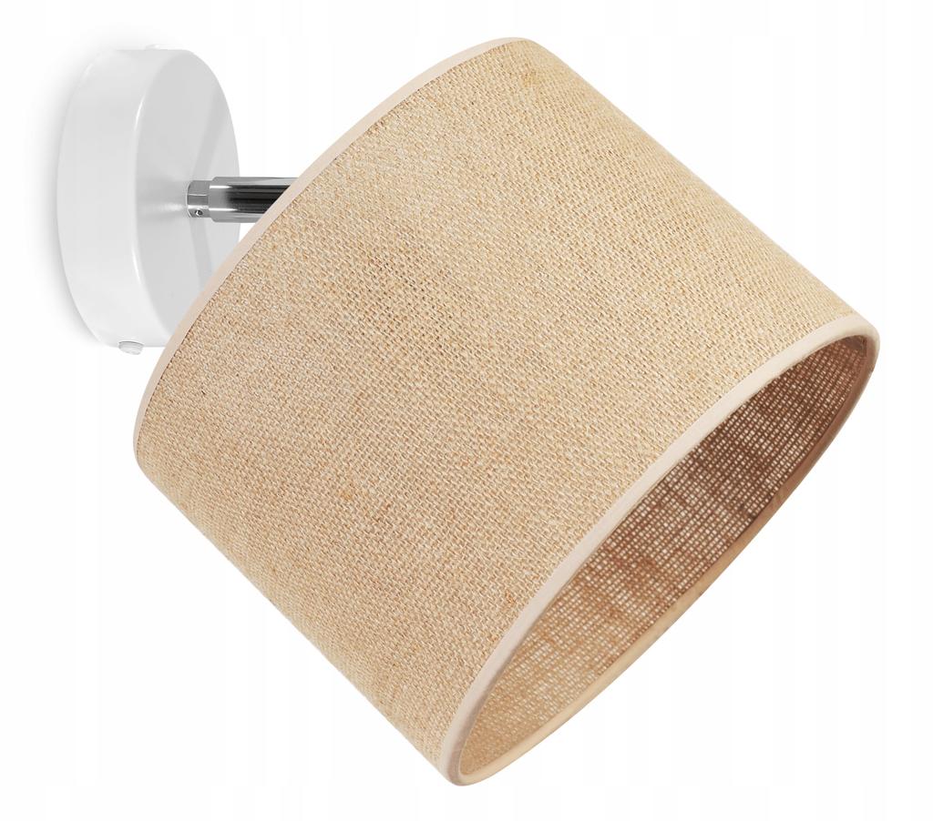 CEILING HANGING LAMP, JUTE LAMPSHADE, 20 CM