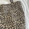 Borsa Tote Stampa Leopardo Grande Capacità Borsa a Spalla Casual Borsa a Mano Quotidiana per Donne