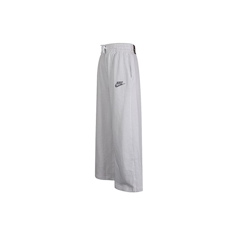 Nike Sportswear Logo Casual Loose Pants Women Bottoms Light-Silver-Gray CZ4572-094