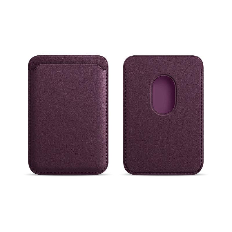 Magnetische Kaarthouder voor iPhone 13 - MagSafe Lederen PU Sleeve met ID-houder & Telefoonachterkant Sticker