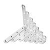 4-10 Hole L-Type Right Angle Bracket for Furniture Support and Iron Chair Connection.