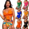 Dames Sexy Hoge Taille Split Tweedelig Bikini Zwemkleding Om Te Zwemmen