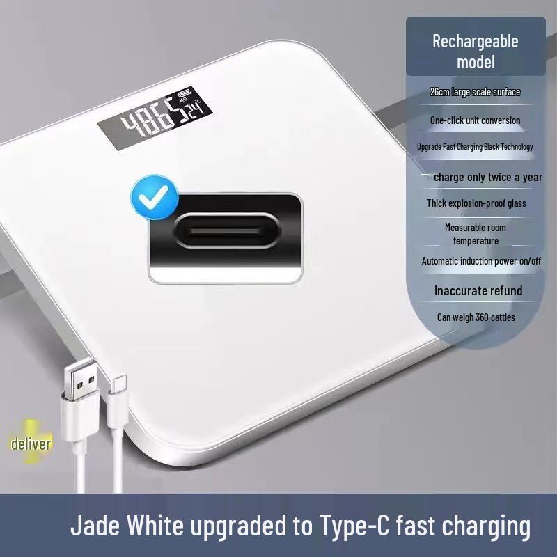 Smart Digital Body Scale for Home & Dorm Use
