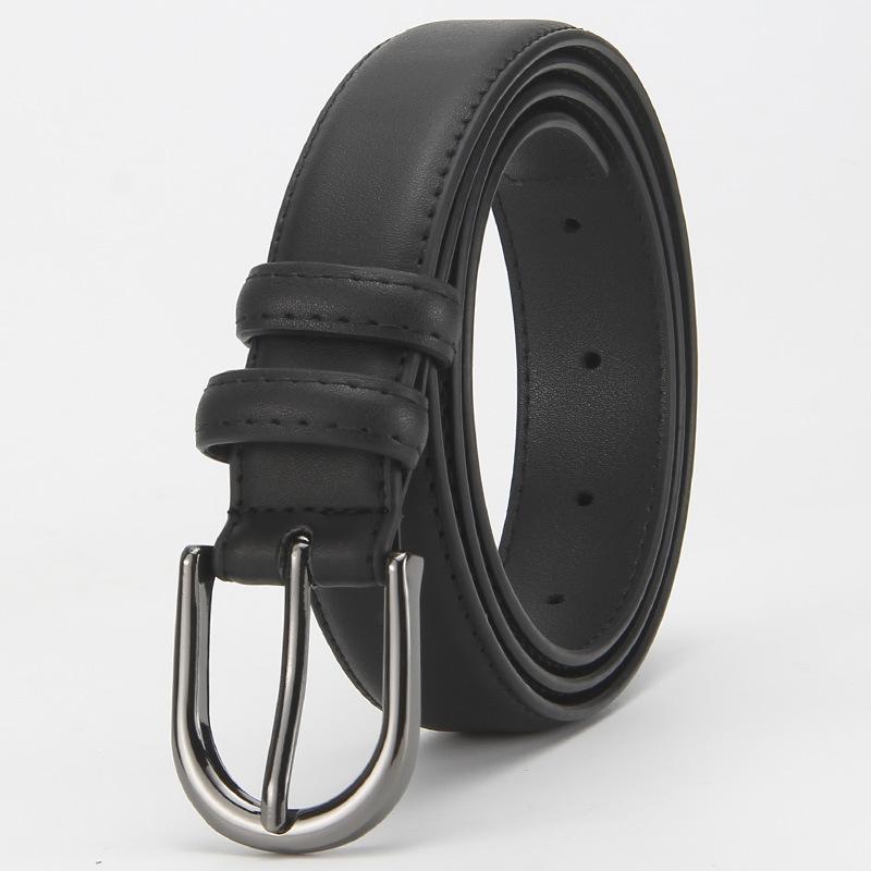 

Женский ремень из натуральной кожи, ремень из коровьей кожи, женский универсальный декоративный ремень, деловой, повседневный, простой, модный ремень