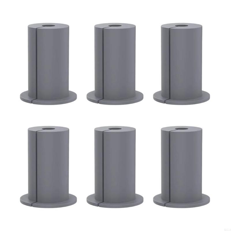 MXLA 6Pcs Rubber Cable Routing Protective Sleeve Wall Grommets for Cables