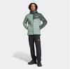 Jacket Adidas Terrex Multi Light Hooded Down Jacket Silver-green Khaki Green