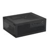 SKTC A09 Černá HTPC skříň, Stojící/Položená, Kompatibilní s ITX základní deskou, Malý 1U/Flex PSU