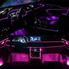 Flexible EL Wire Lights With App Control Ambient Atmosphere Strip Light Decorative Lamps 12V Car Interior Neon RGB Led Strip