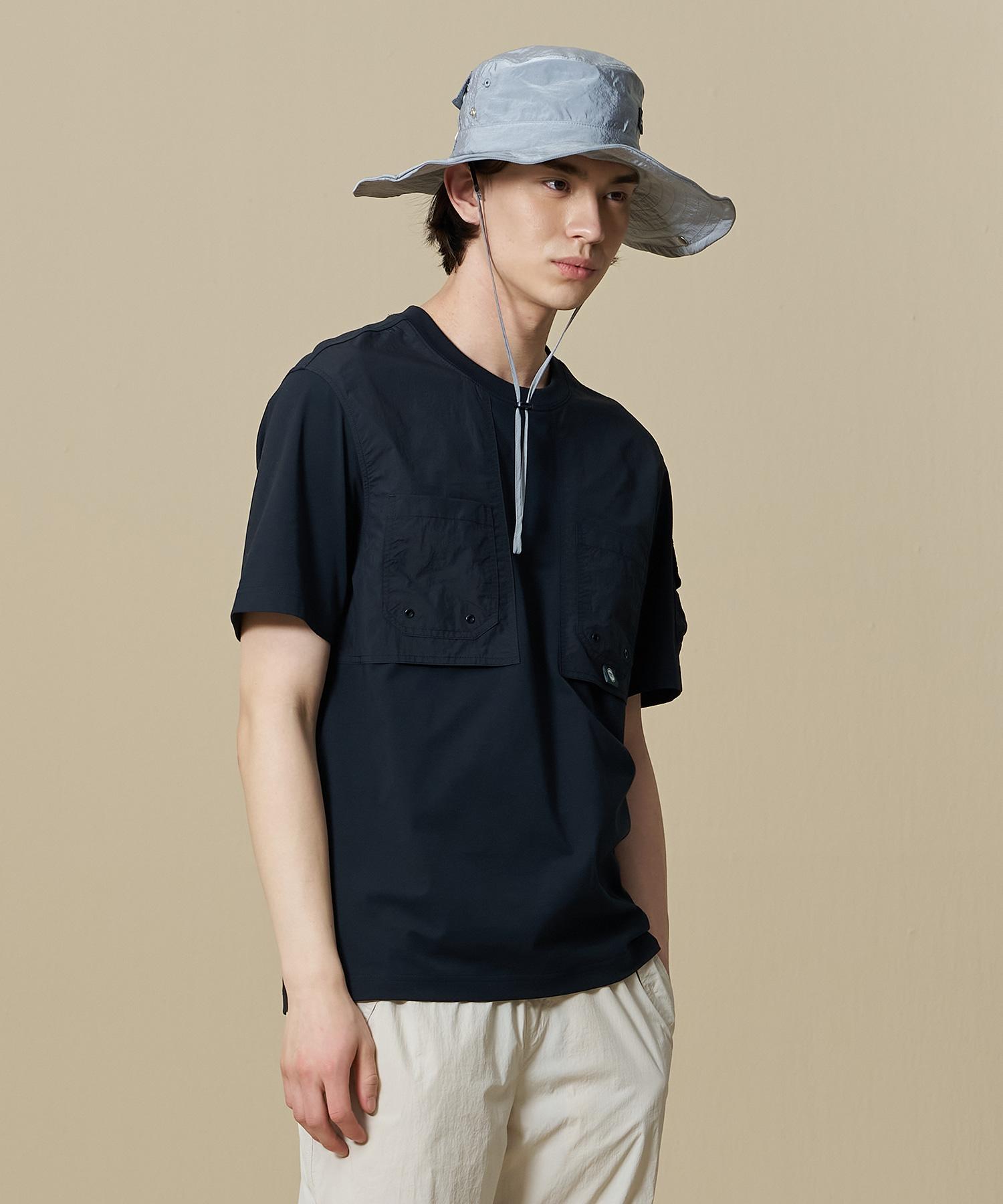 Bbc Earth Woven Patch Pocket Short Sleeve T-Shirt_Black Be42Th19U/160/090