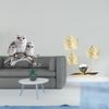 Modern Owl Figurine Sculpture Tabletop Ornament Decorative Animal Statue for Living Room Office