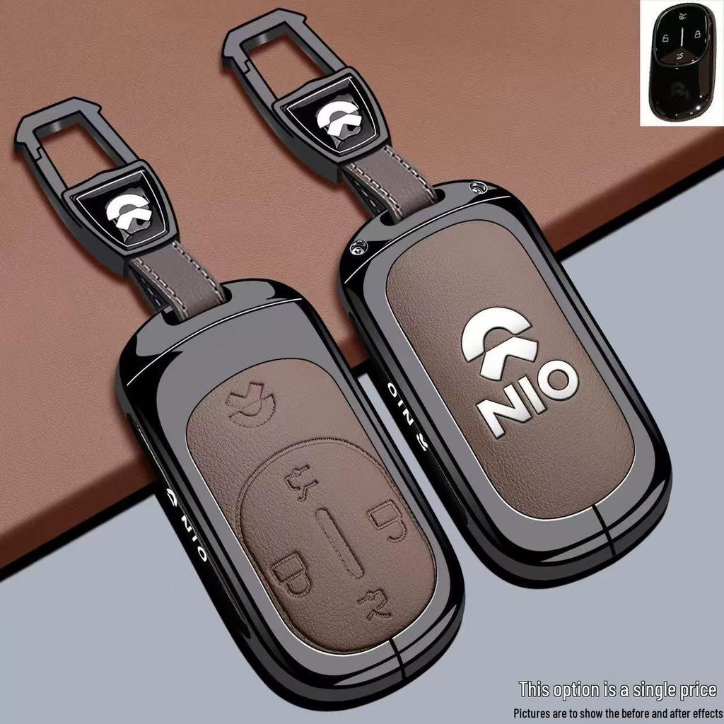 Capa de Chave Compatível para Nio ES8, Novo ET5, ET7, ET9, EC6, ES6, EC7, ES7 - Concha de Fivela de Bolsa de Carro.