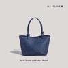 New Hot-selling Denim Vegetable Basket Messenger Bag Fashionable Simple Bucket Bag Women