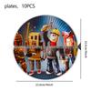 Roblox Party Supplies: Virtual World Game Decorations - Plates, Cups, Hats, Napkins, Banner