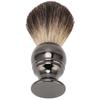 Men Shaving Brush Travel Portable Stainless Steel Handle Shaving Brush (Gun Color)