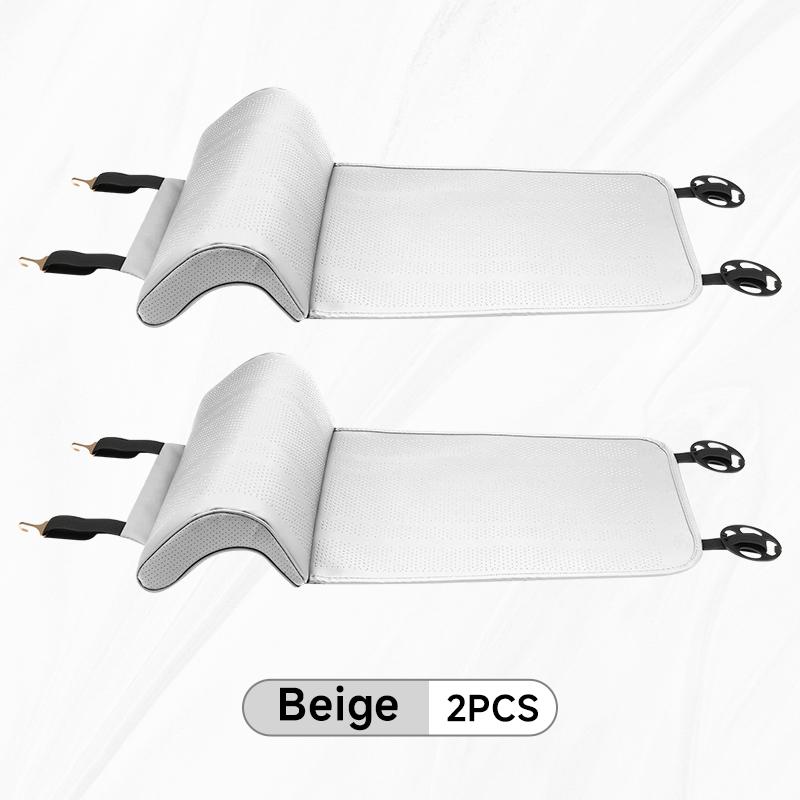 For Seat Tarraco Arona Ateca Ibiza Toledo Mii Leon Arosa Exeo ST FR Leather Car Seat Pad Leg Support Pillow Cover Memory Foam