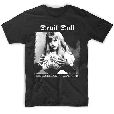Devil Doll The Sacrilege of Fatal Arms Album V1 T Shirt BLACK All Sizes S-5XL