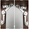 Hydraulic Damping Lid Support Hinge Soft Close Mechanism Cabinet Door Hinge  For Wardrobe