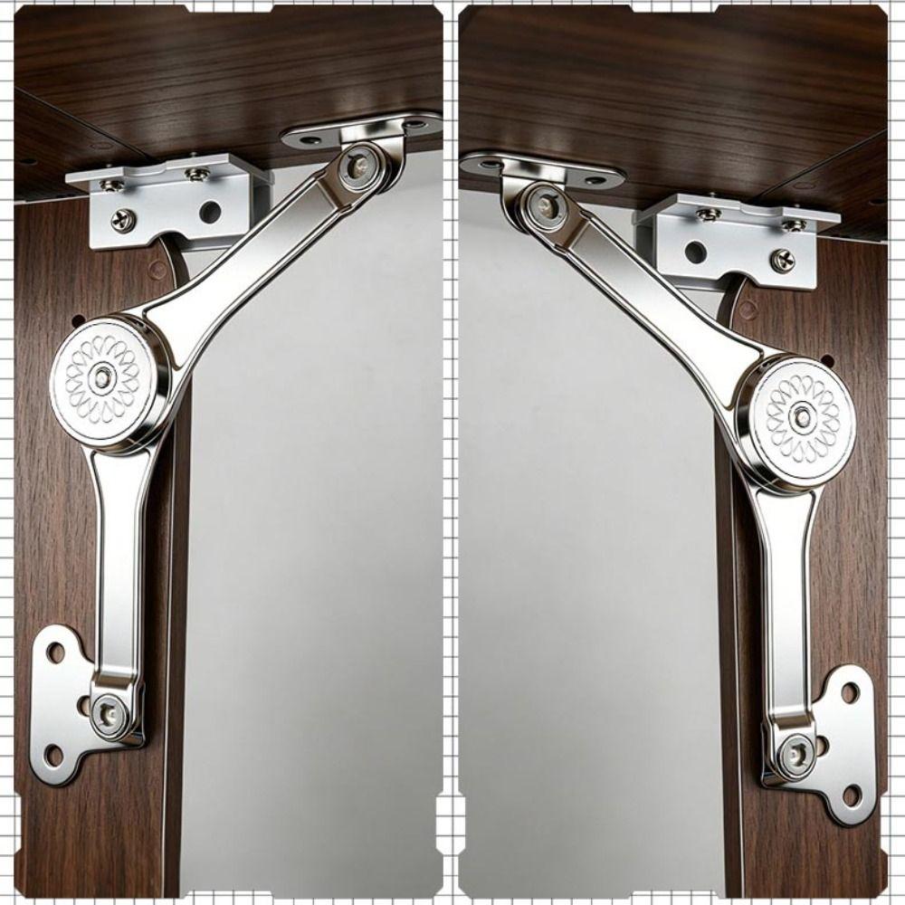 Hydraulic Damping Lid Support Hinge Soft Close Mechanism Cabinet Door Hinge For Wardrobe