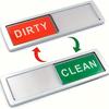 Dishwasher Magnet Clean/Dirty Sign - Non-Scratching, Strong Magnet or Adhesive Options, Easy-to-Use Indicator for Clean or Dirty Dishes