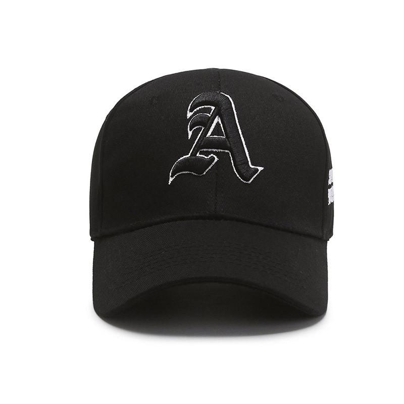 Embroidery Letter A Baseball Cap Breathable Outdoors Sun Protection Gift Hat