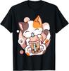 Cat Boba Tea Bubble Tea Anime Kawaii Neko T-Shirt Small