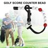 Golf Strokes Score Counter With Golf Bead Chain Strokes Bead Counter Bracelet With Simple Clip Nylon Woven Rope Golf Training
