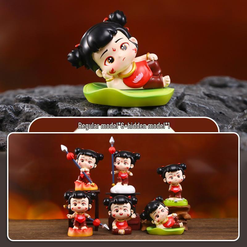 

Nezha Hero Series Cartoon Figurine - Blind Box