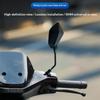 1 Pair Scooter E-Bike Rearview Mirrors Universial 8/10Mm Motorcycle Handlebar Mirror Electromobile Back Side Convex Mirror