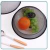 New Round Food Cover Iron 28cm Mesh Dust Cover Anti-Flying Fruit Protective Cover Picnic