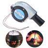 12V 2A 11028 BBQ Grill Fan Metal Turbo Blower for w/ Air Duct Charcoal- Starter Cooking Blower Electric Fan High Speed 5