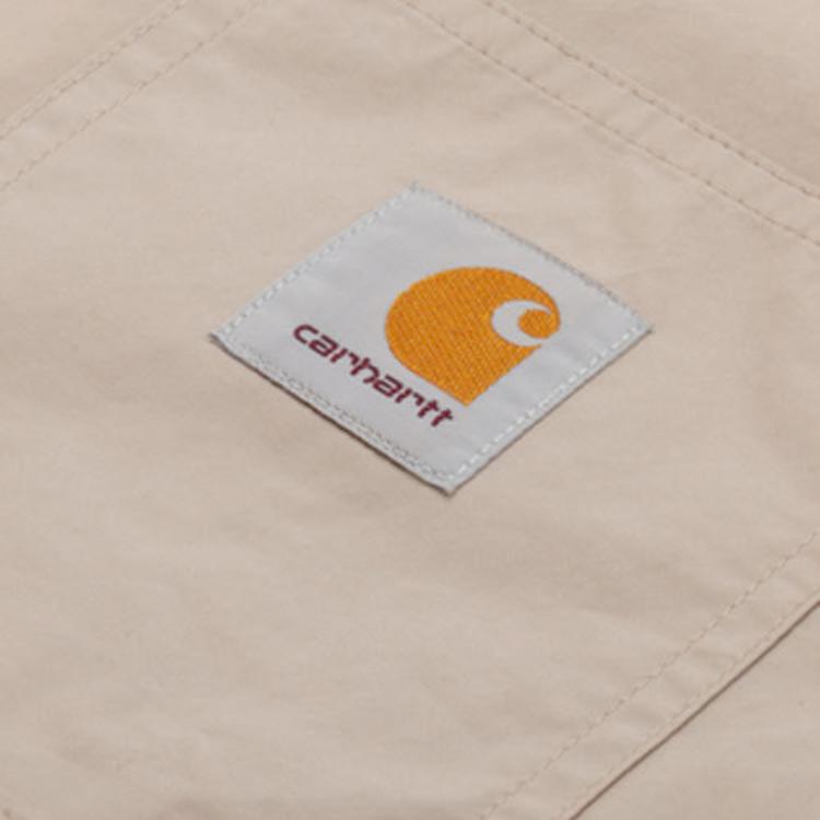 Carhartt WIP Logo Multi-Pocket Work Short Sleeve Shirt Men Shirts Khaki CHXSRI028804G-KHX