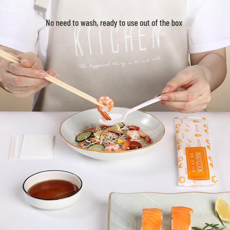 Disposable Chopsticks and Spoon Cutlery Set