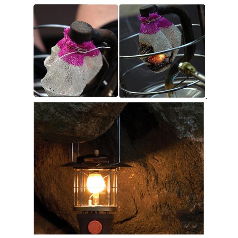 Set of 10 Portable Outdoor Lamp Screen Insect Barrier with Tear Resistant Meshes Texture Outdoor Light Protectors