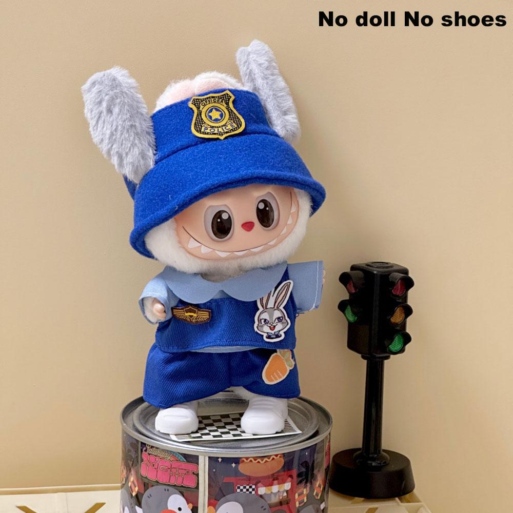

[Без куклы] Только одежда Для Labubu Одежда Подходит для 17см Labubu В стиле Zootopia Аксессуары для одежды Для детей No Doll No Shoes