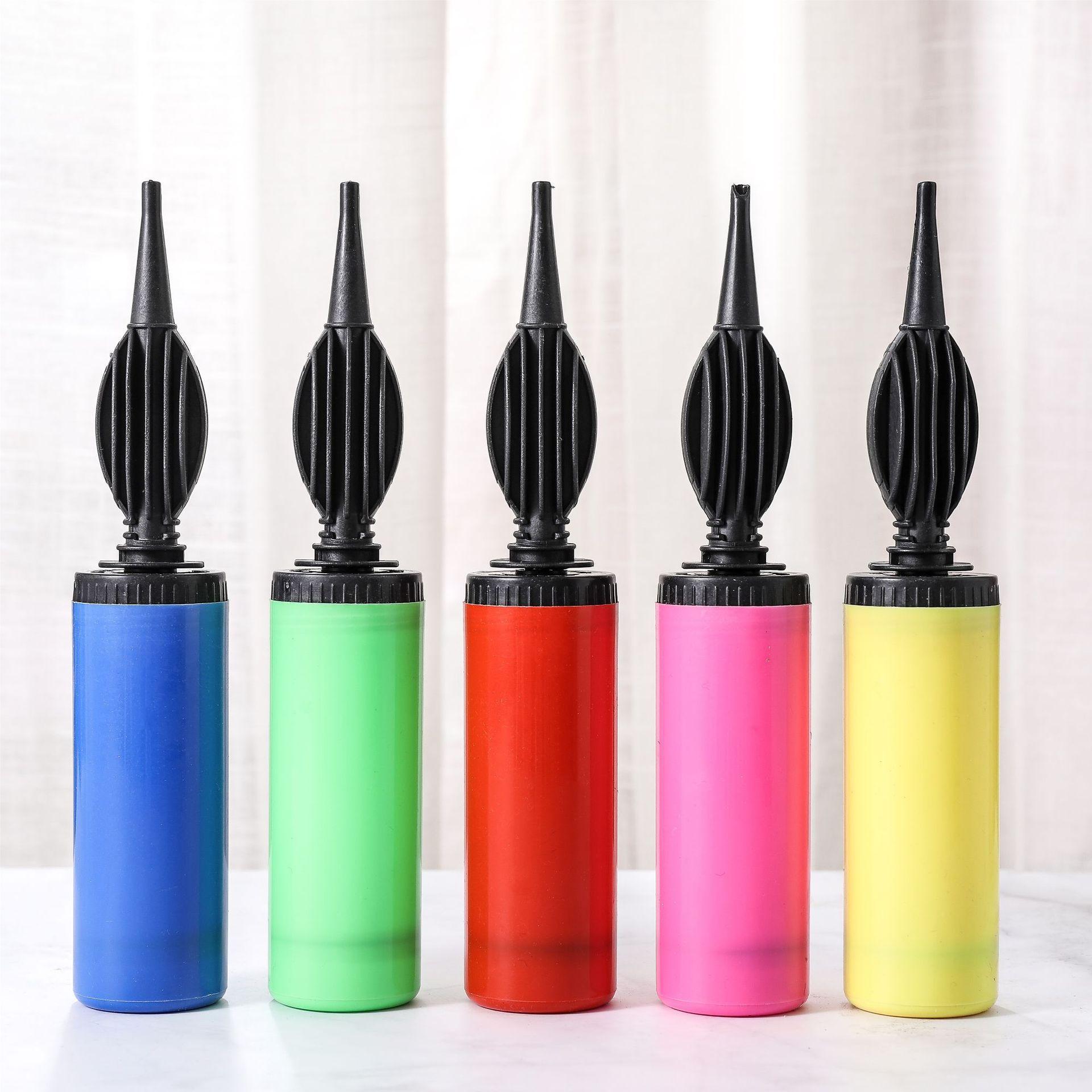 

Manual Balloon Inflator Ball Portable, Hand Push Inflator, Air Pump Balloon Plastic Inflator 29Cm mixed color pump